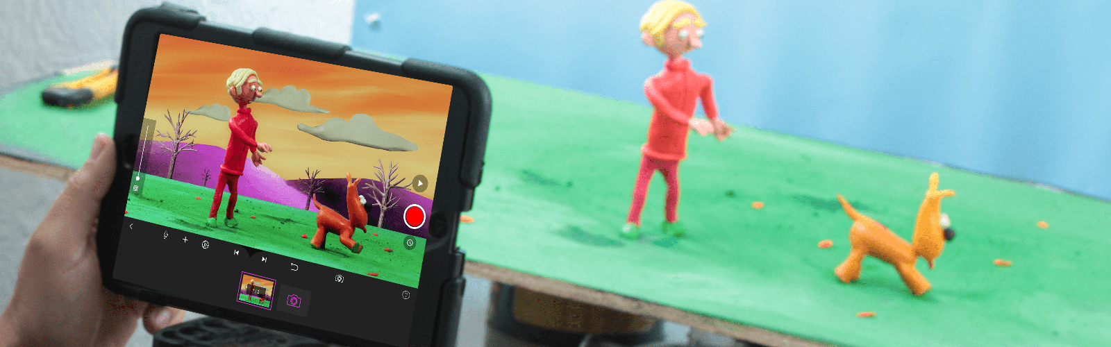 create a professional claymation stop motion animation